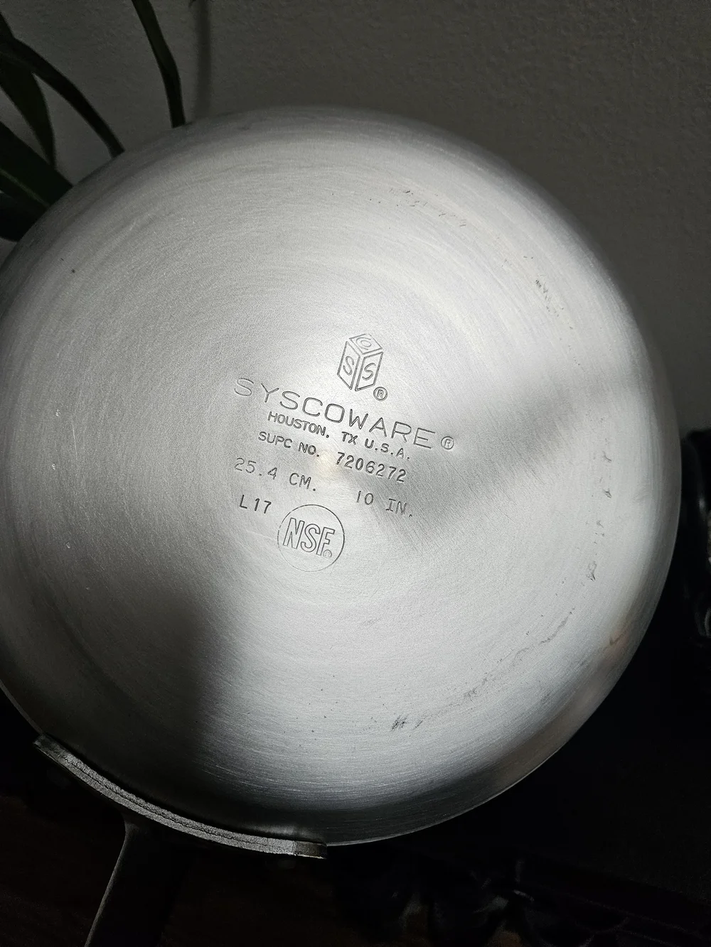 Sysco Commercial Fry Pan ALUMINUM REGULAR INSULATED HANDLE 10